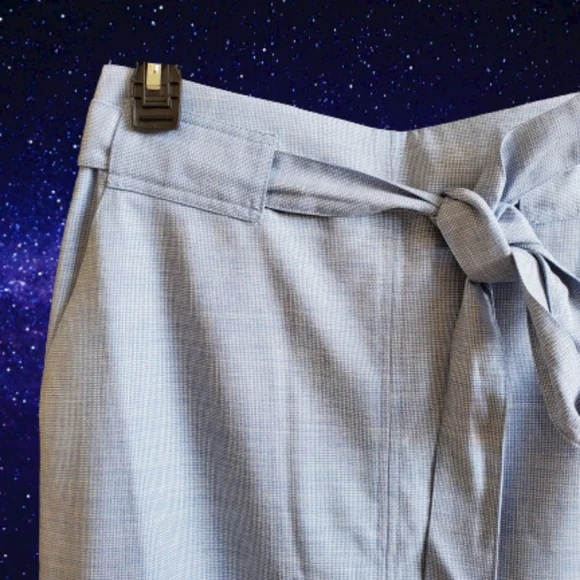 Banana Republic chambray fitted pencil skirt, 30", blue - Picture 5 of 11